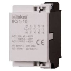 Inštalacijski kontaktor IK 21-4NO 24VAC AC3; 2,2kW, 2M