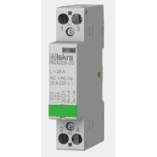 Inštalacijski kontaktor Iskra 25A IKD225-11 1NO 1NC 230V AC/DC 1M