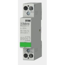 Inštalacijski kontaktor Iskra 25A IKD225-11 1NO 1NC  24V AC/DC 1M  