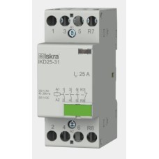 Inštalacijski kontaktor Iskra 25A  IKD25-31 3NO 1NC 230V AC/DC 2M