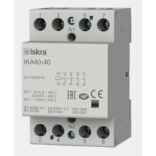 Inštalacijski kontaktor Iskra 40A IKA40-40 4NO 24V 50Hz