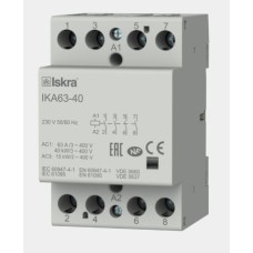 Inštalacijski kontaktor Iskra 63A  IKA63-40 4NO 230V AC 3M